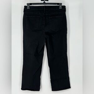NYDJ MARILYN STRAIGHT  BLACK JEANS  FABULOUS‎ STRETCH FLATTERING FIT